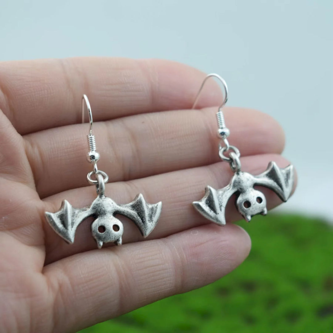 Adorable Gothic Bat Earrings - The Pagan Grimoire