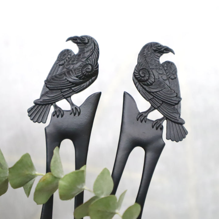 Raven Hair Stick - The Pagan Grimoire