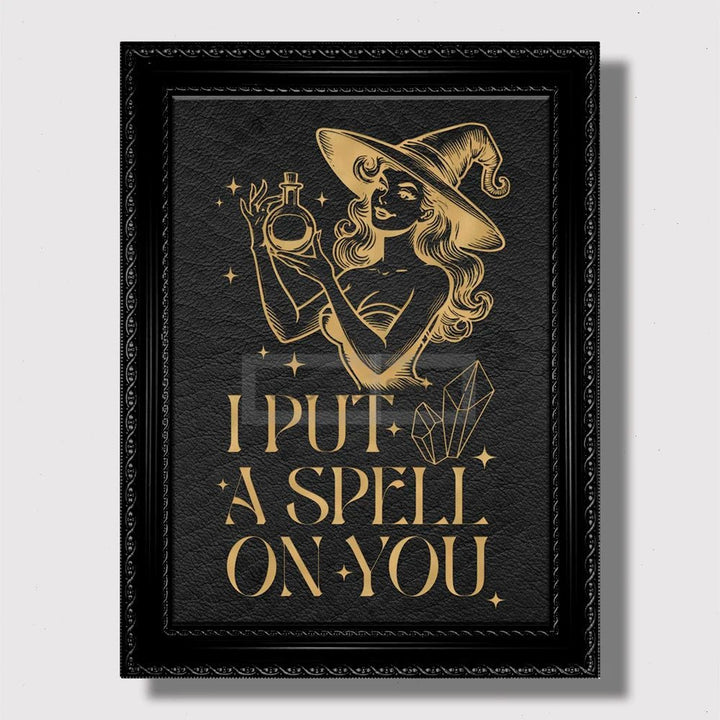 Vintage - Style I Put a Spell on You Canvas Print - The Pagan Grimoire