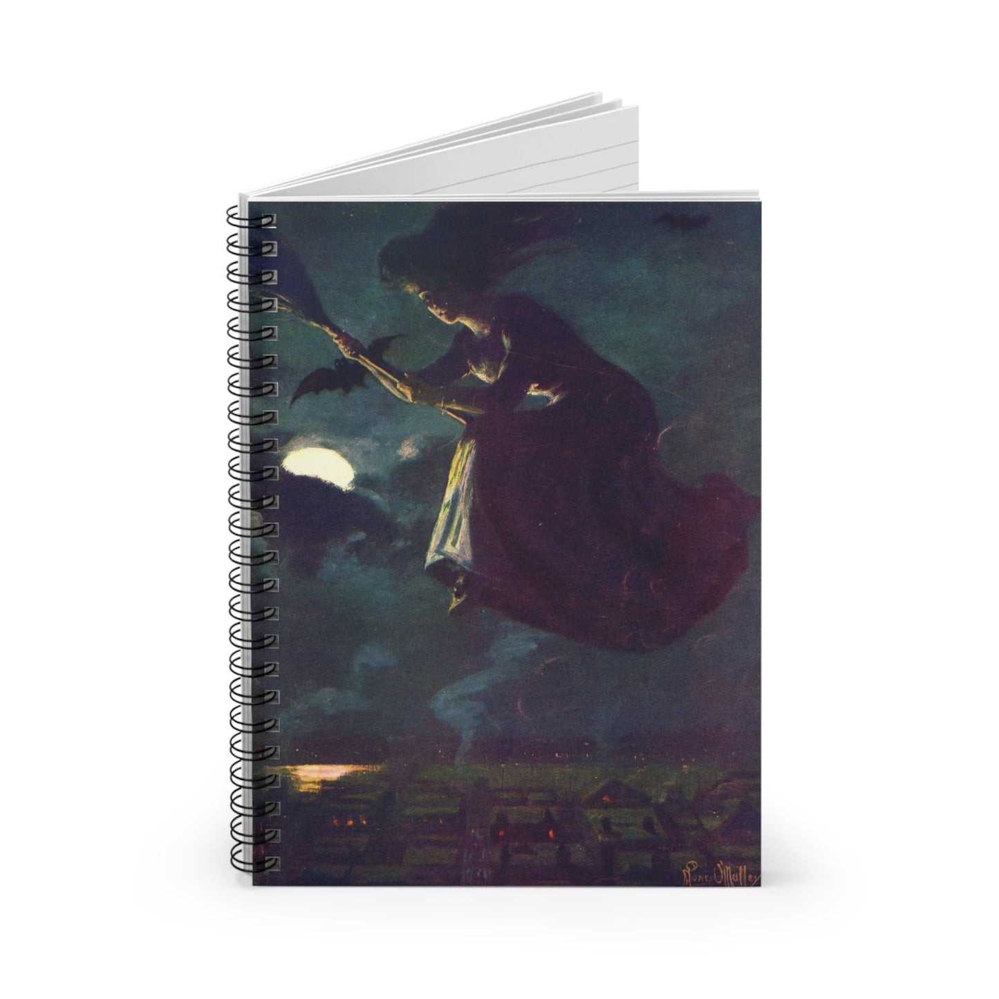 Witch on Broomstick Journal