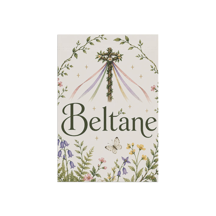 Beltane Flag with Maypole for Garden