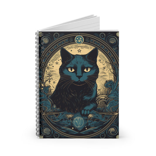 Mystic Black Cat Journal