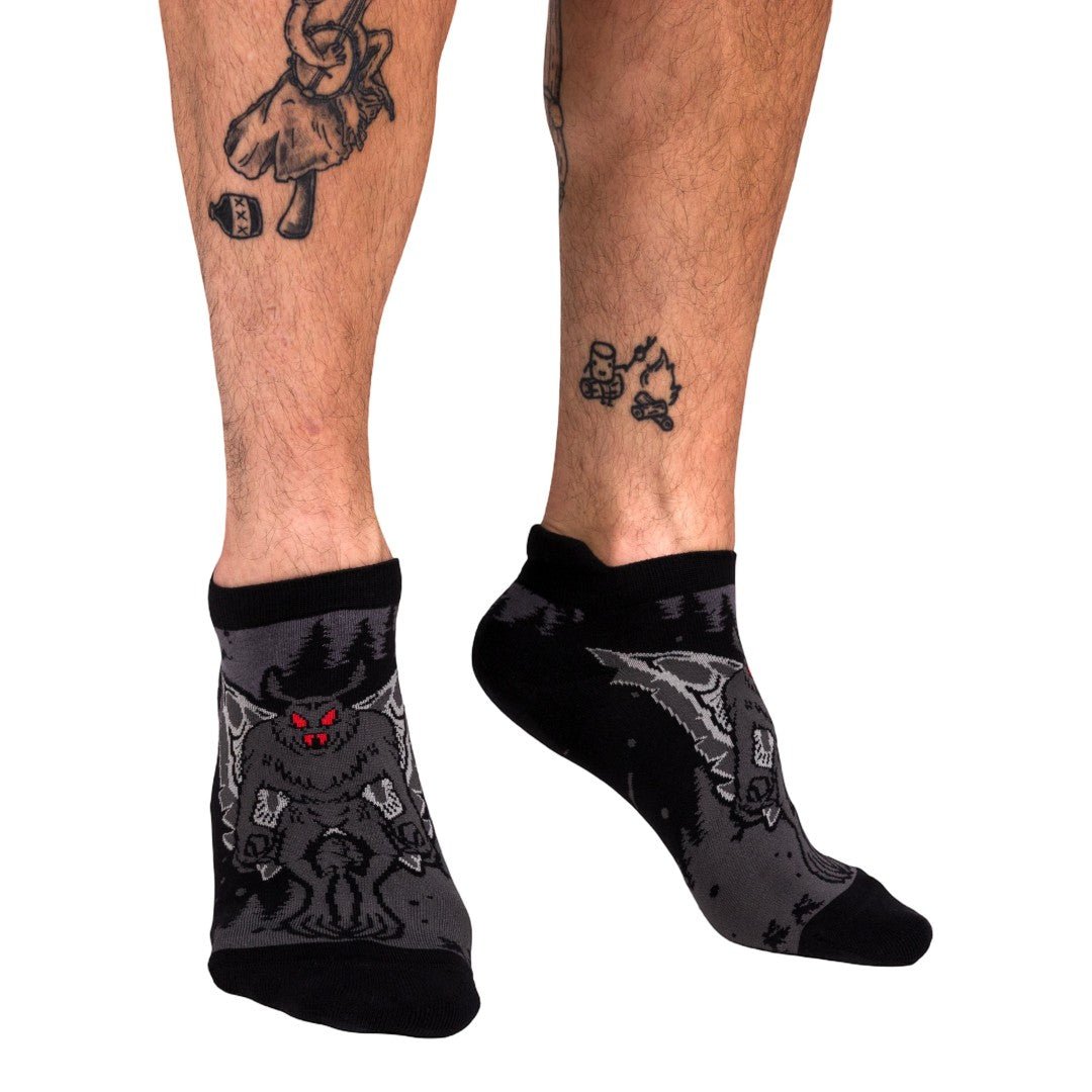 Mothman Ankle Socks - The Pagan Grimoire