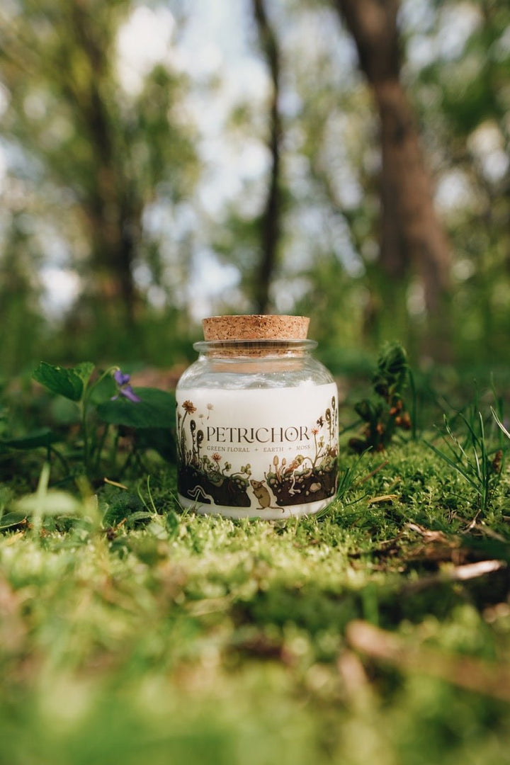 Petrichor | 8oz Apothecary Soy Candle - The Pagan Grimoire