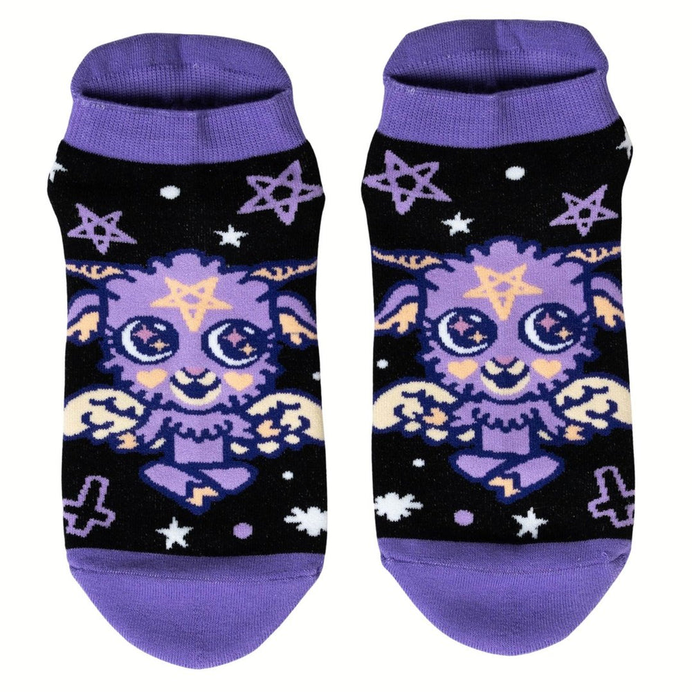 Baby Baphomet Ankle Socks - The Pagan Grimoire