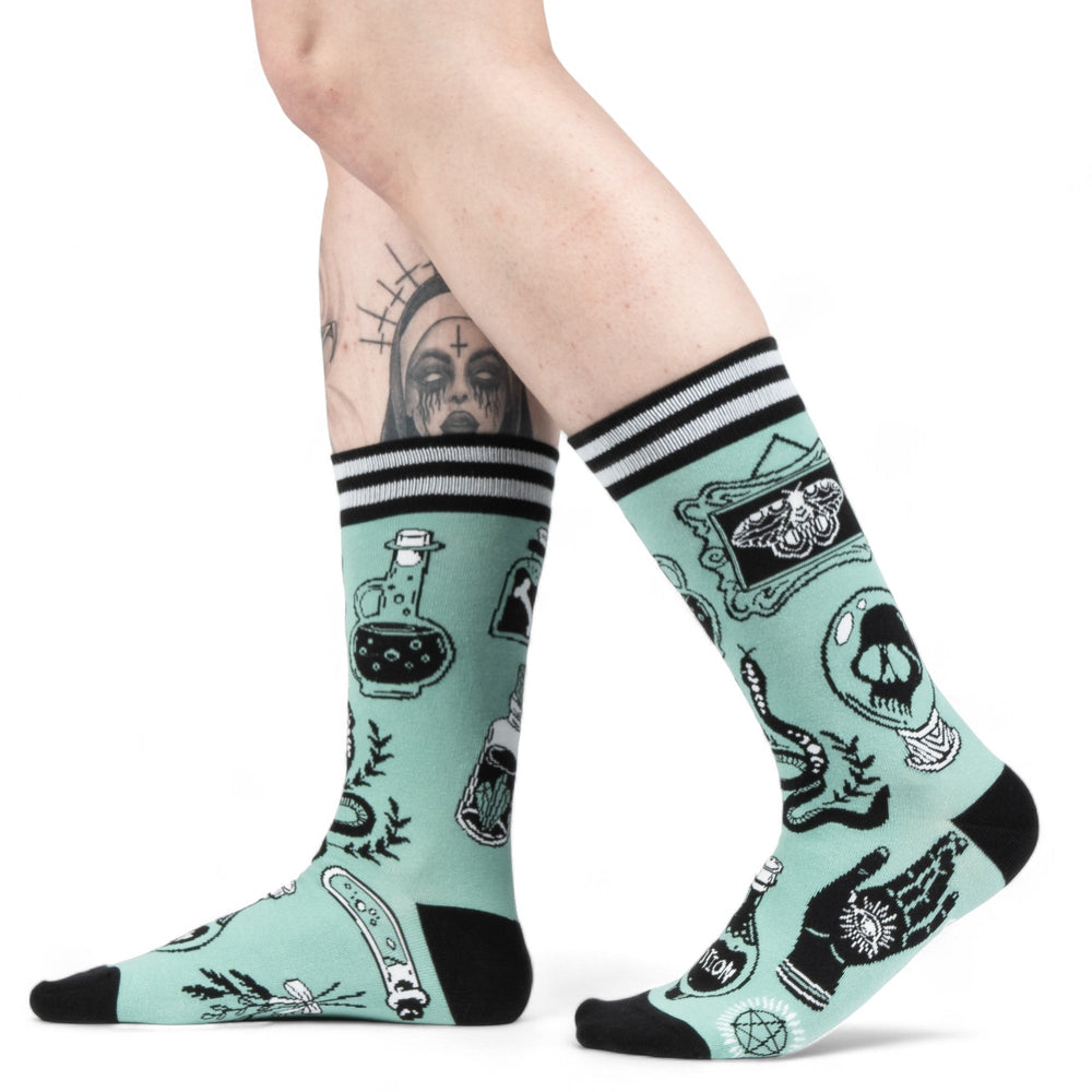 Enchantmint Crew Socks - The Pagan Grimoire