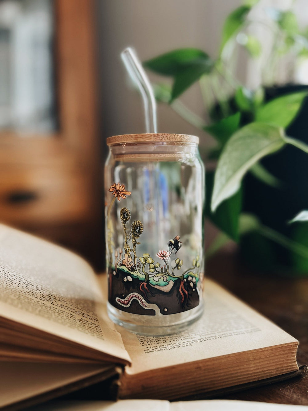 Wee Dirt Friends Glass Tumbler - The Pagan Grimoire
