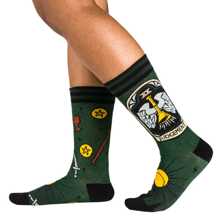 Judgement Tarot Nouveau Crew Socks - The Pagan Grimoire