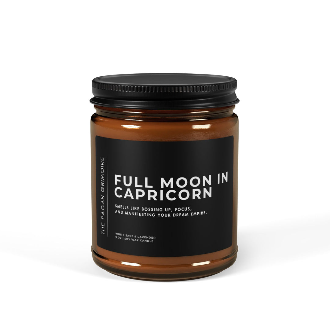 Full Moon in Capricorn Candle - The Pagan Grimoire