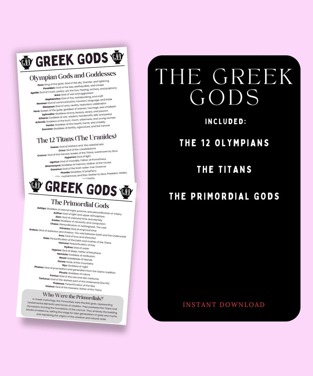Greek Gods 101 - The Pagan Grimoire