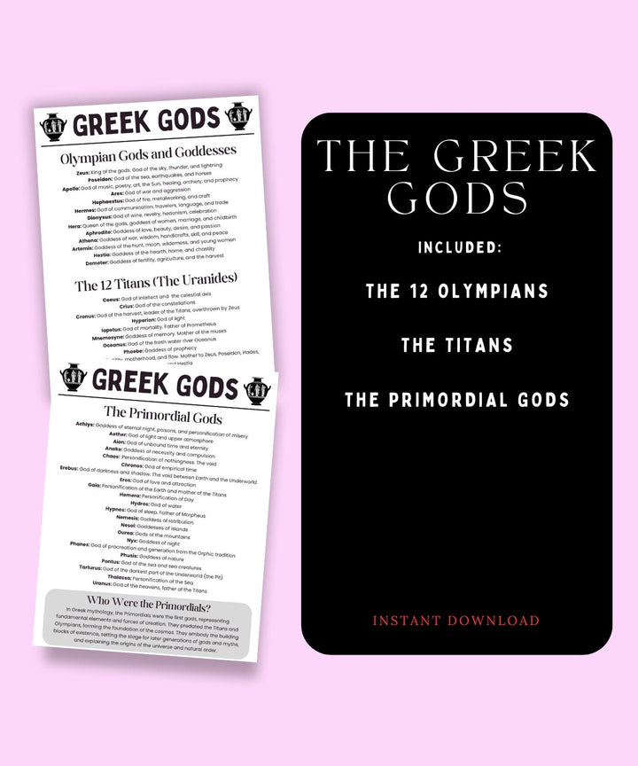 Greek Gods 101 - The Pagan Grimoire