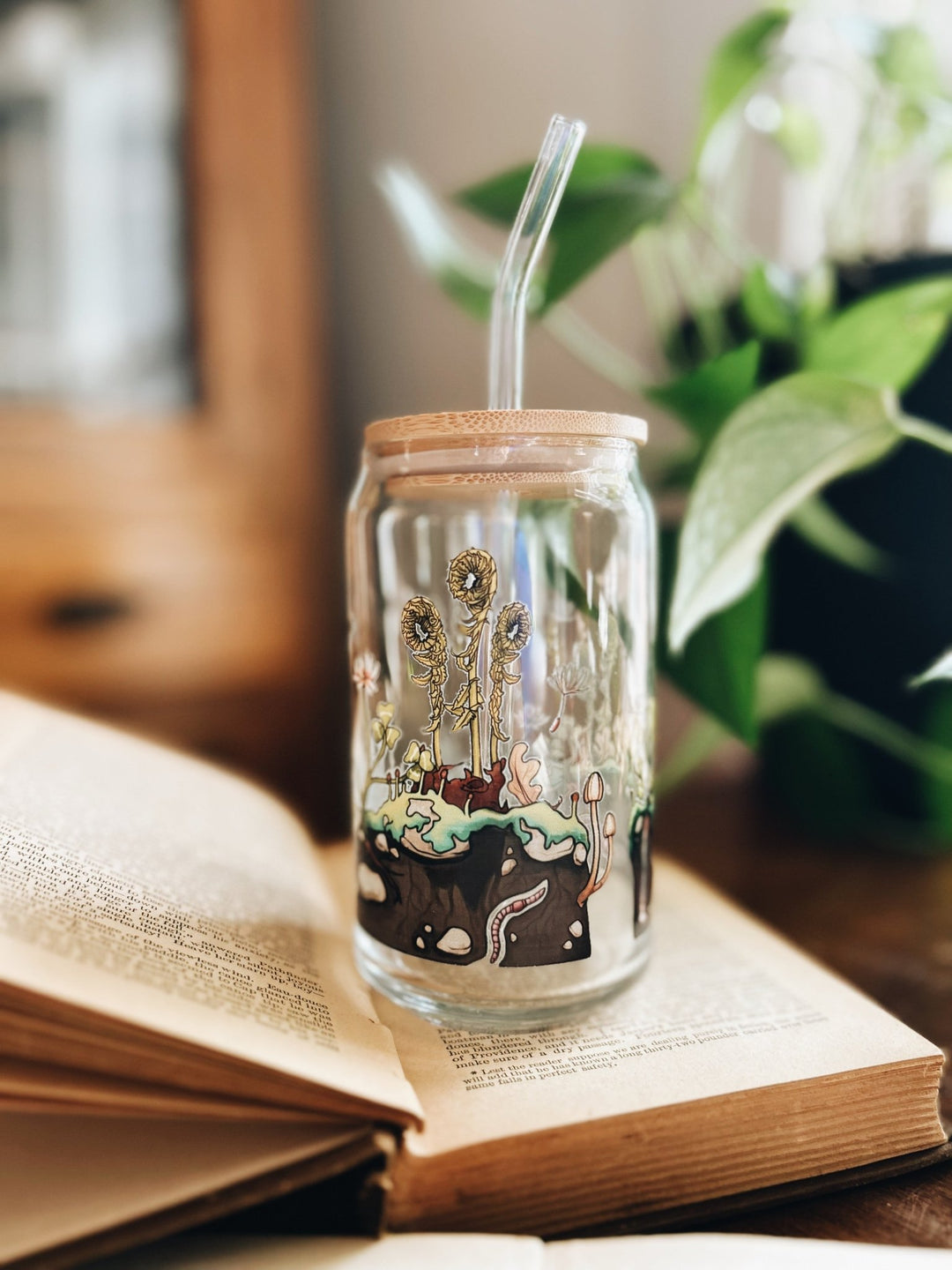 Wee Dirt Friends Glass Tumbler - The Pagan Grimoire