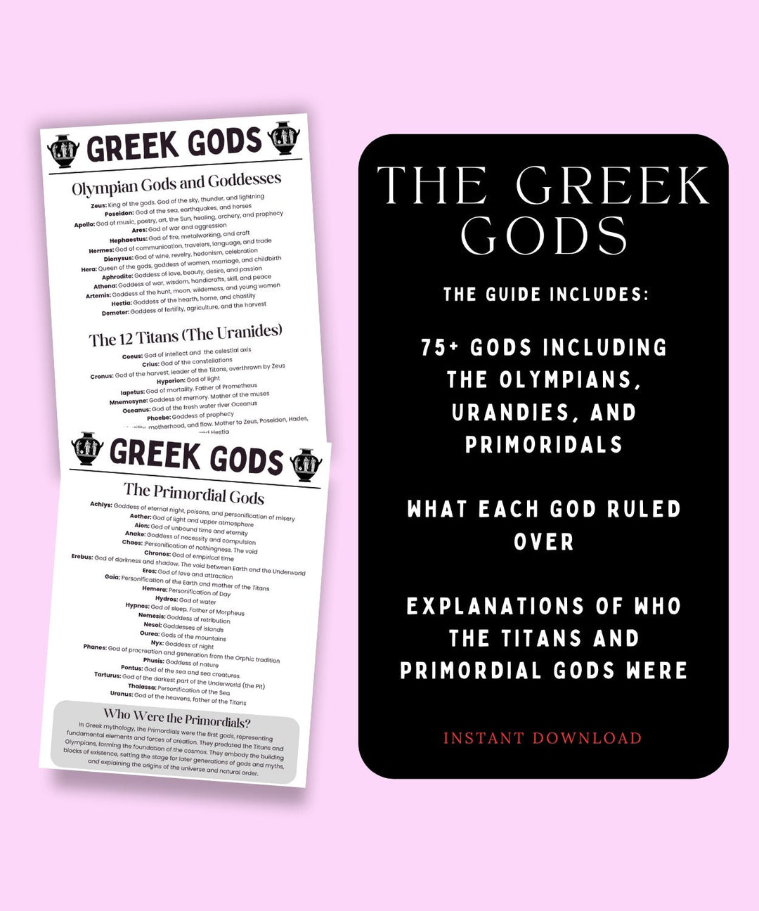Greek Gods 101 - The Pagan Grimoire