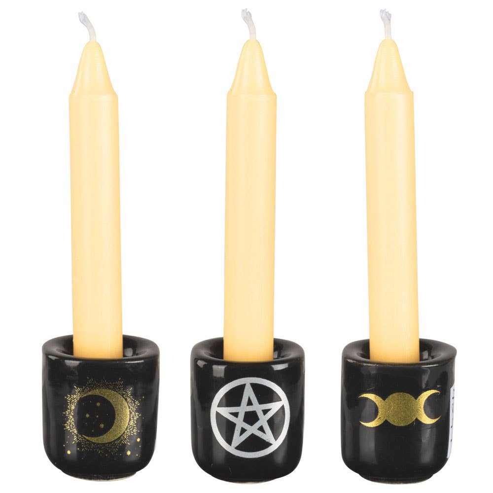 Chime Candle Holders - The Pagan Grimoire