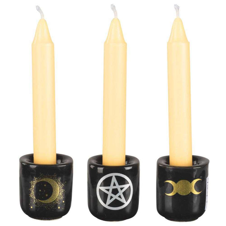 Chime Candle Holders - The Pagan Grimoire