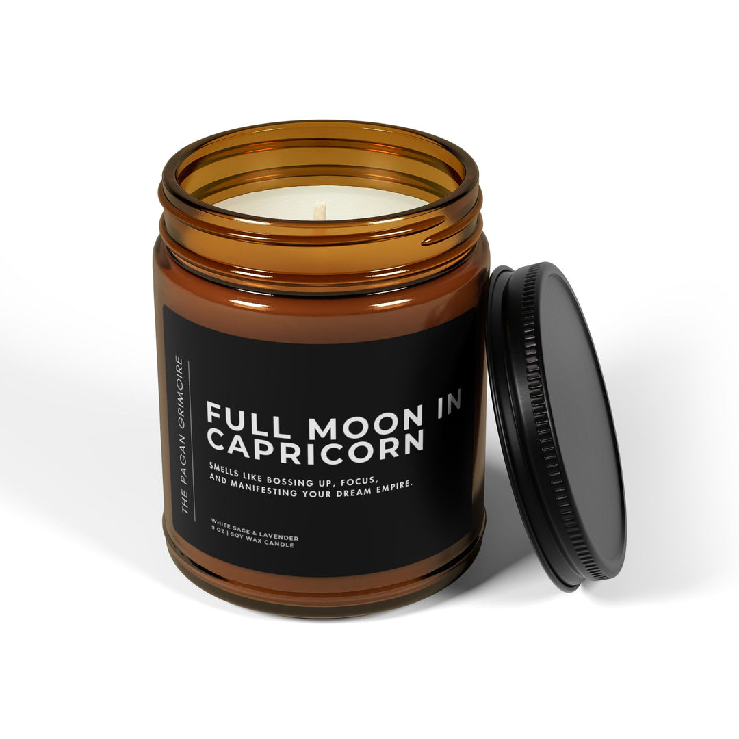 Full Moon in Capricorn Candle - The Pagan Grimoire