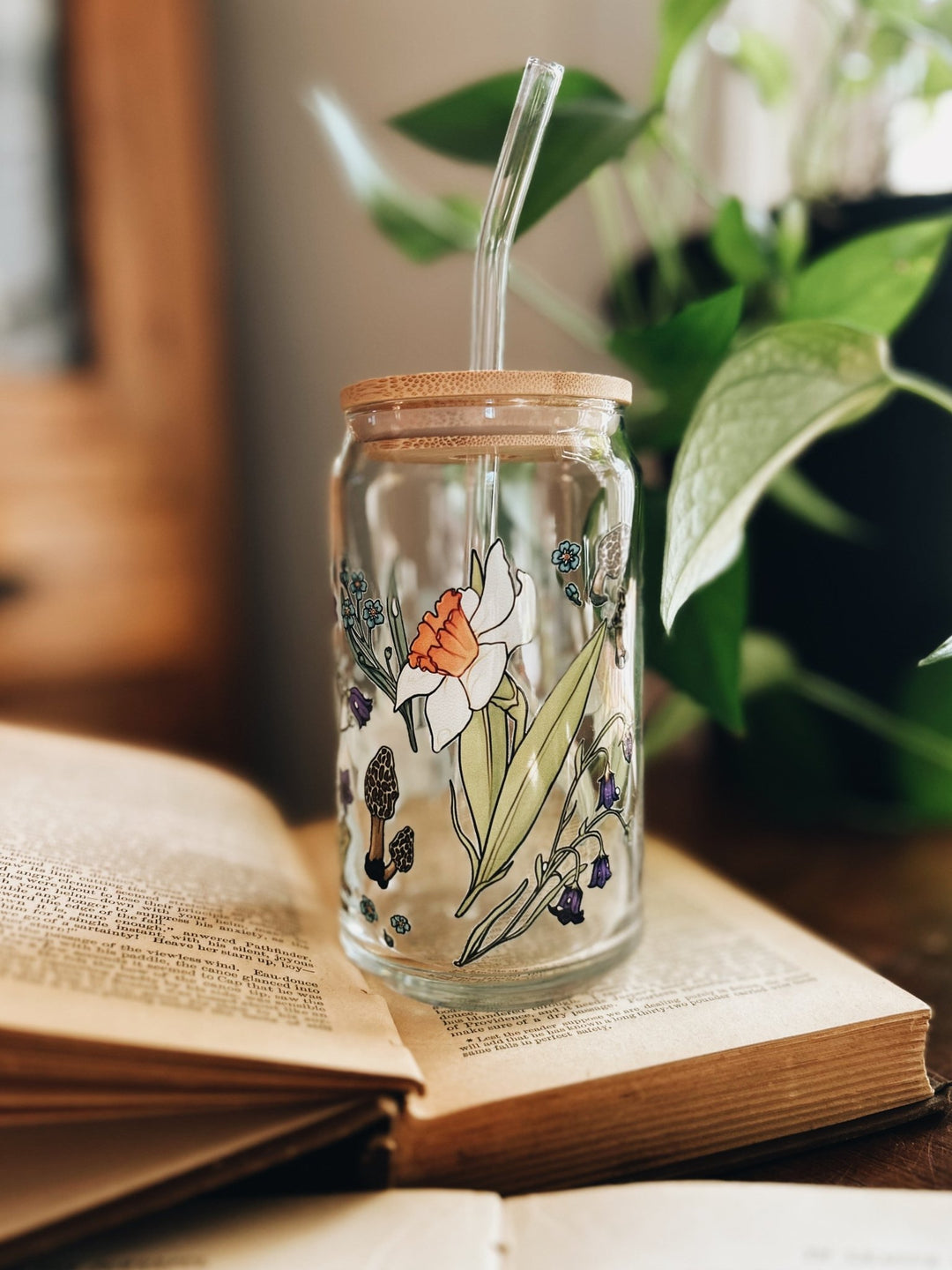 Spring Garden Glass Tumbler - The Pagan Grimoire