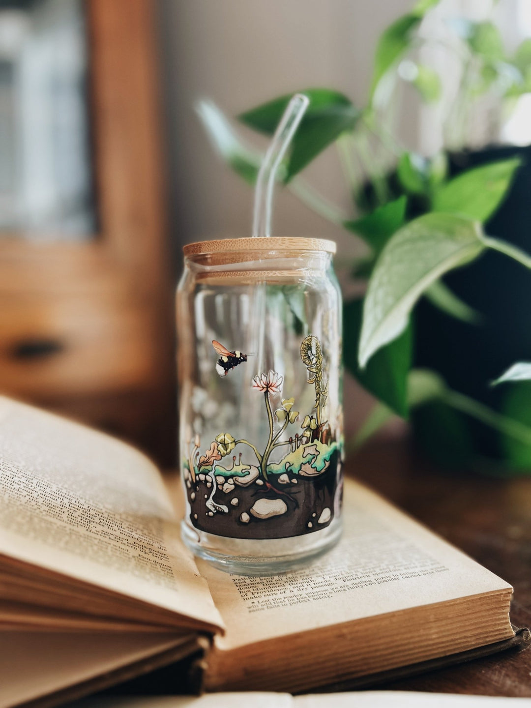 Wee Dirt Friends Glass Tumbler - The Pagan Grimoire
