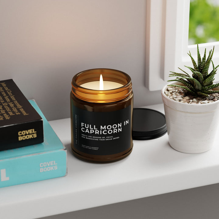 Full Moon in Capricorn Candle - The Pagan Grimoire