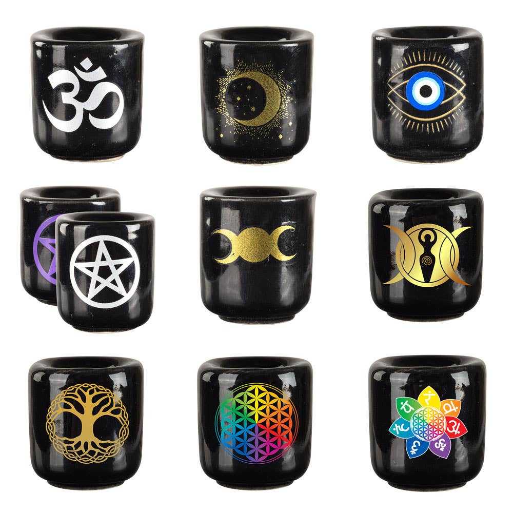 Chime Candle Holders - The Pagan Grimoire