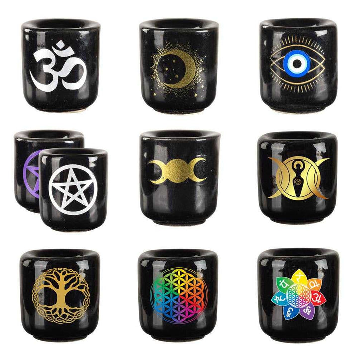 Chime Candle Holders - The Pagan Grimoire