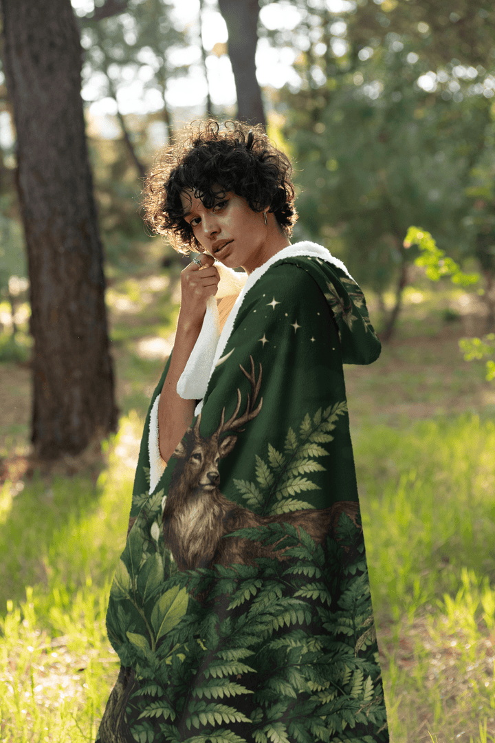Artemis Hooded Blanket - The Pagan Grimoire