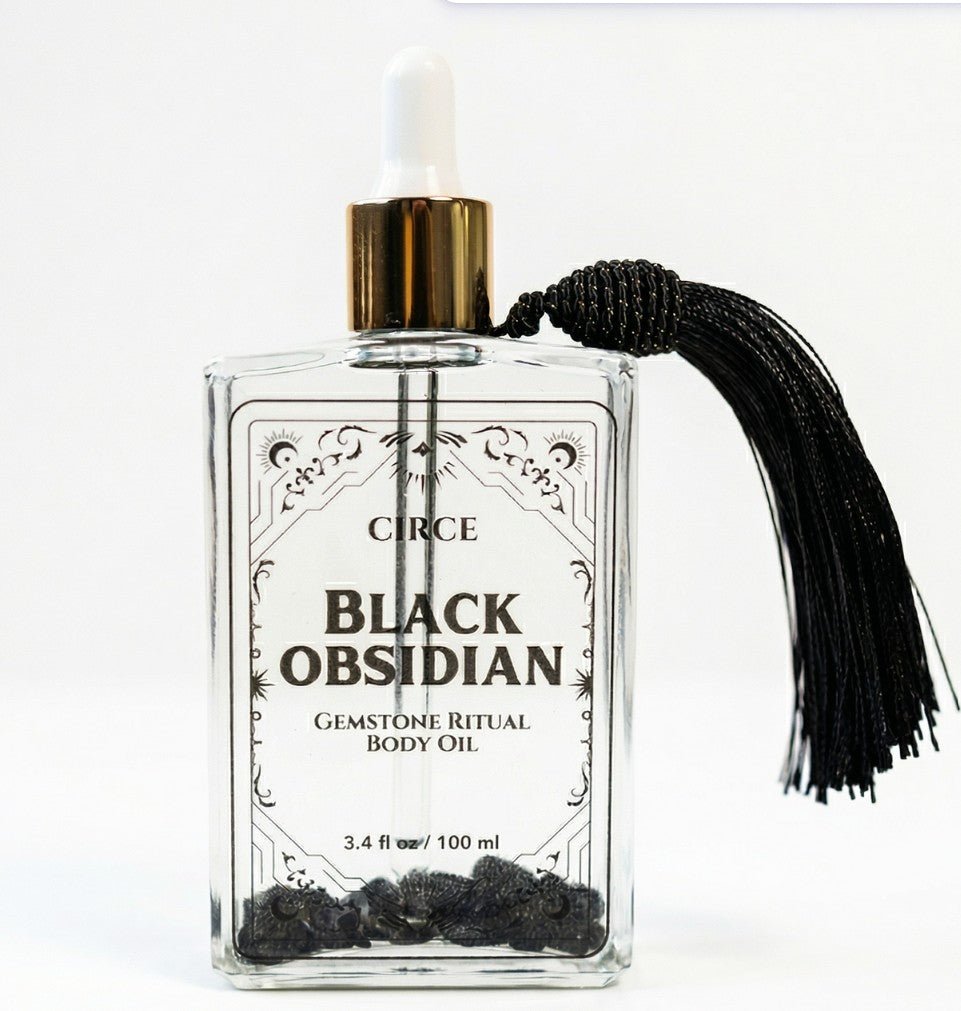 Black Obsidian Body Oil - The Pagan Grimoire