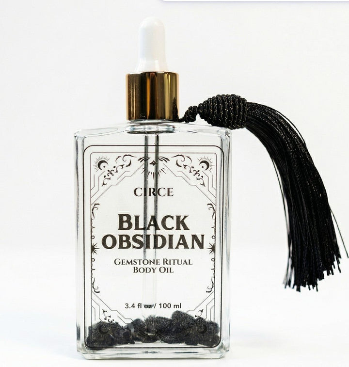 Black Obsidian Body Oil - The Pagan Grimoire