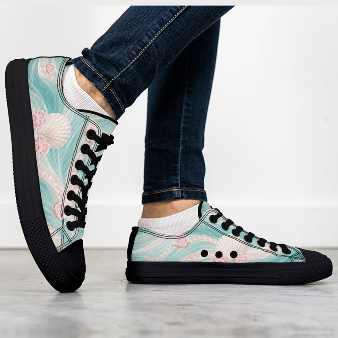 Birth of Aphrodite Low Tops - The Pagan Grimoire