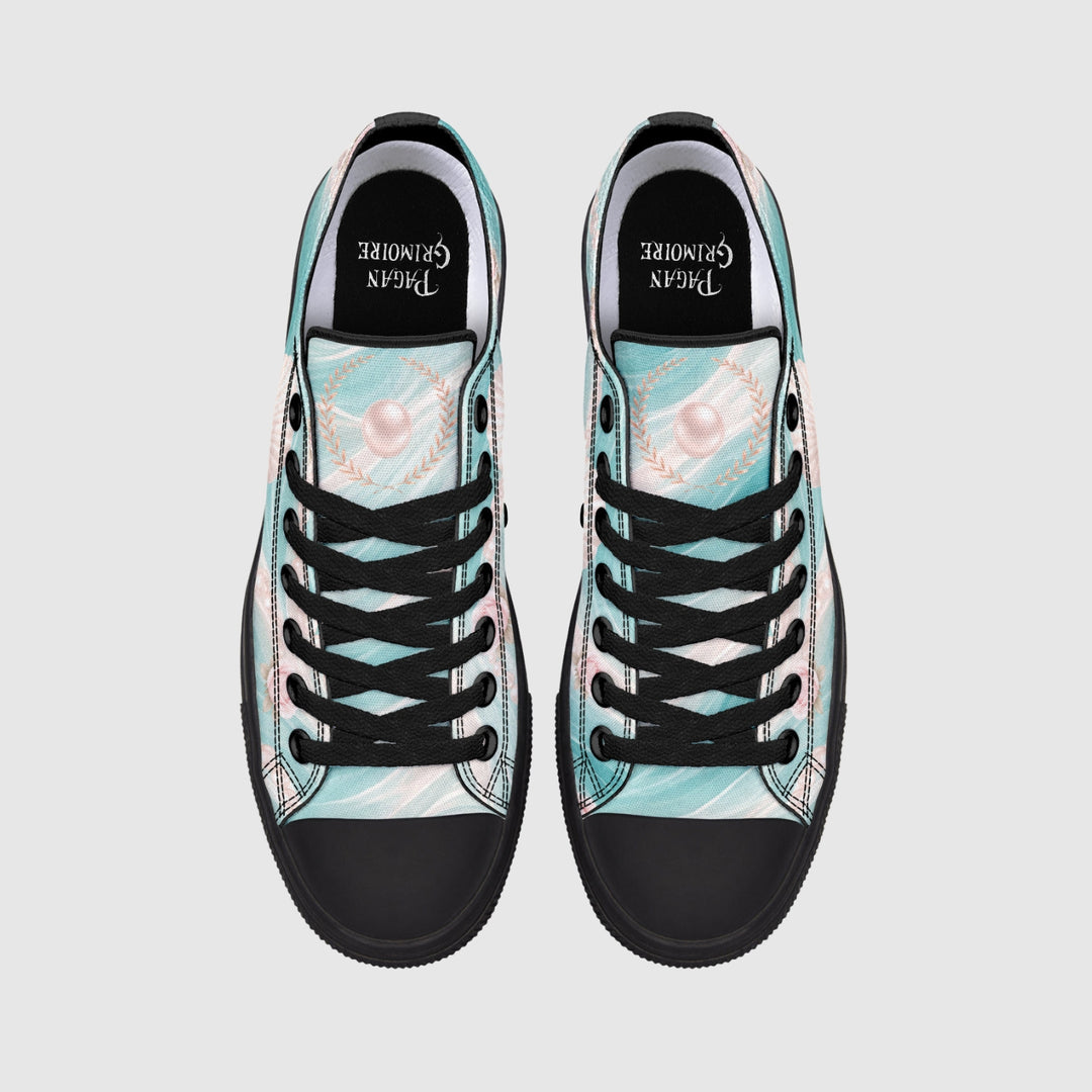 Birth of Aphrodite Low Tops - The Pagan Grimoire