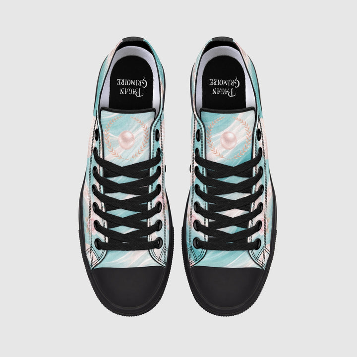 Birth of Aphrodite Low Tops - The Pagan Grimoire