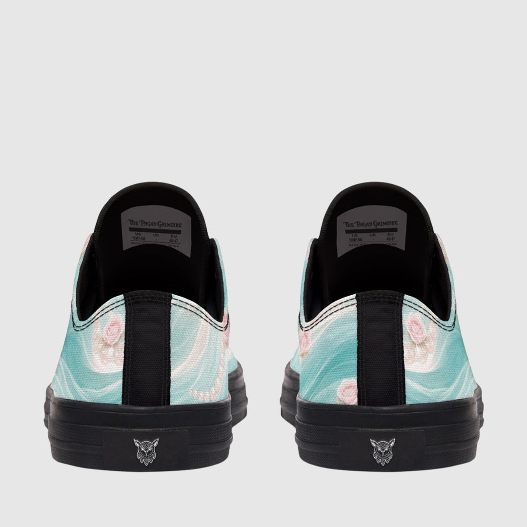 Birth of Aphrodite Low Tops - The Pagan Grimoire