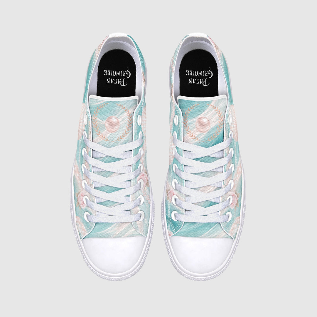 Birth of Aphrodite Low Tops - The Pagan Grimoire