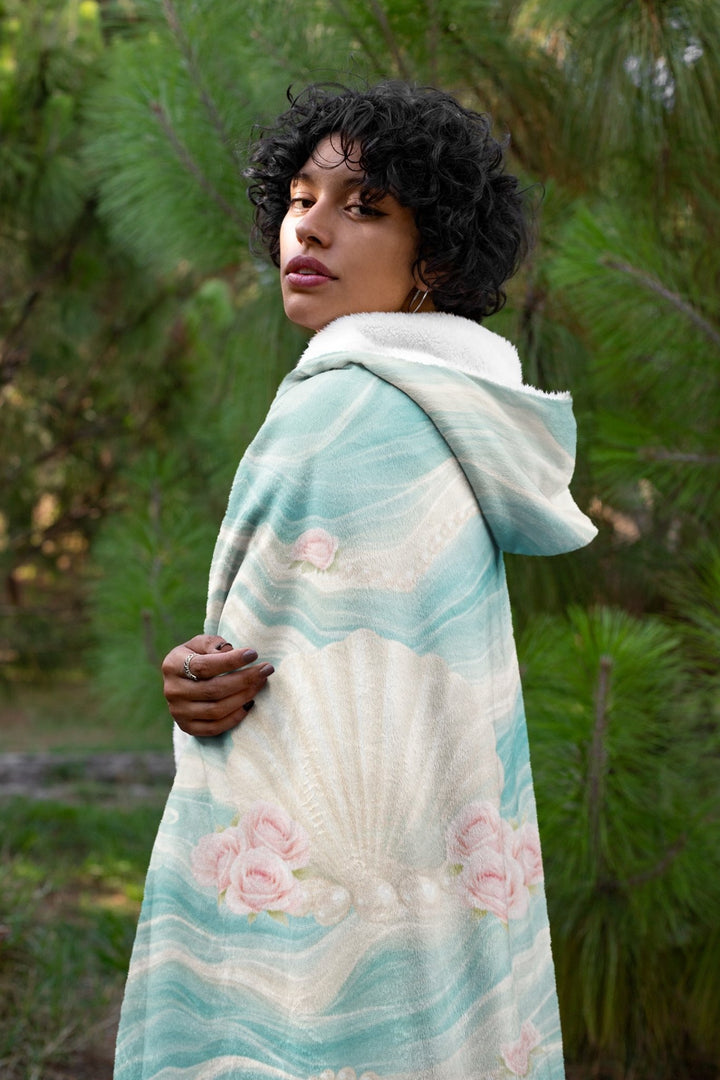 Birth of Aphrodite Hooded Blanket - The Pagan Grimoire