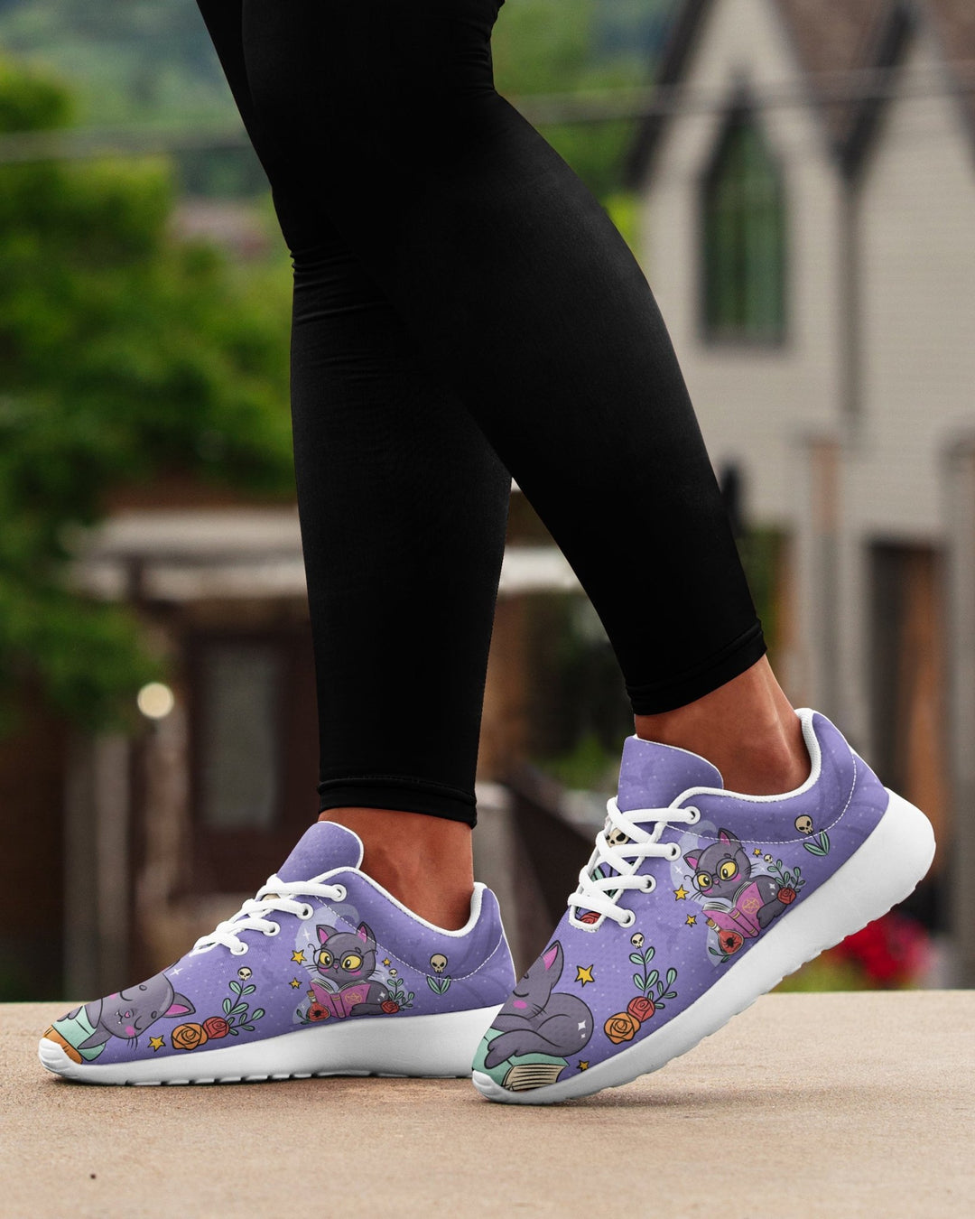 Spellbound Cat Sneakers - The Pagan Grimoire