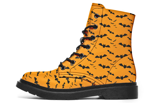 Orange Bat Boots