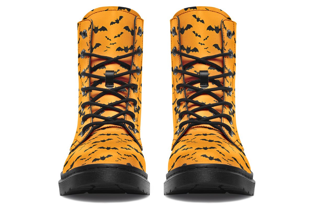 Orange Bat Boots