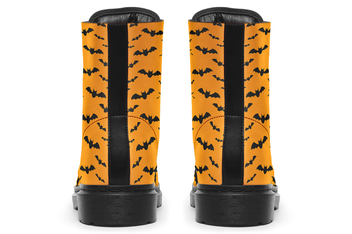 Orange Bat Boots