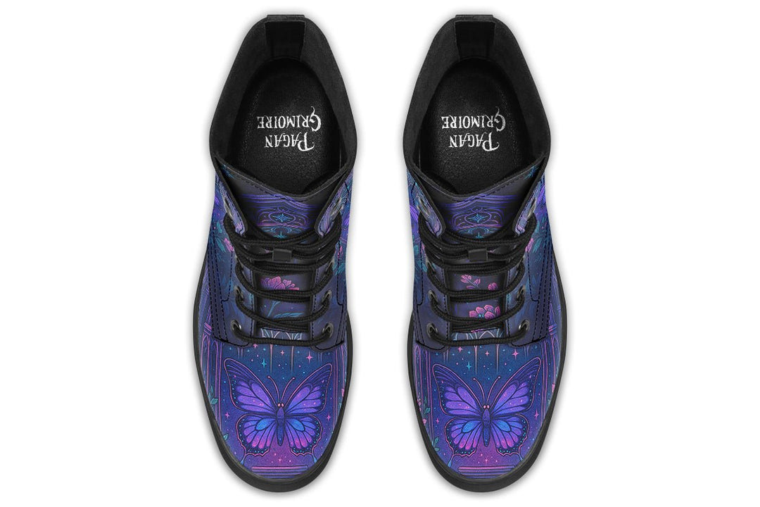 Butterfly Cathedral Boots - The Pagan Grimoire