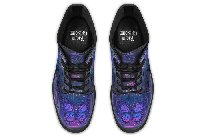 Butterfly Cathedral Boots - The Pagan Grimoire