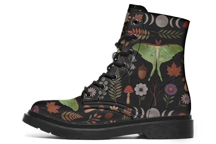 Luna Moth Boots - The Pagan Grimoire
