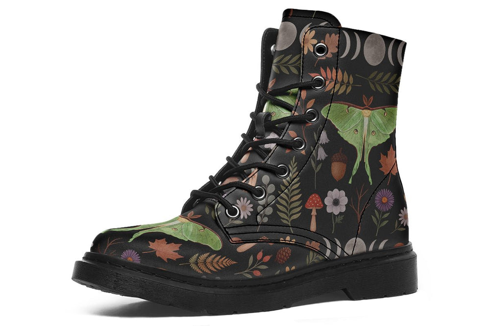 Luna Moth Boots - The Pagan Grimoire