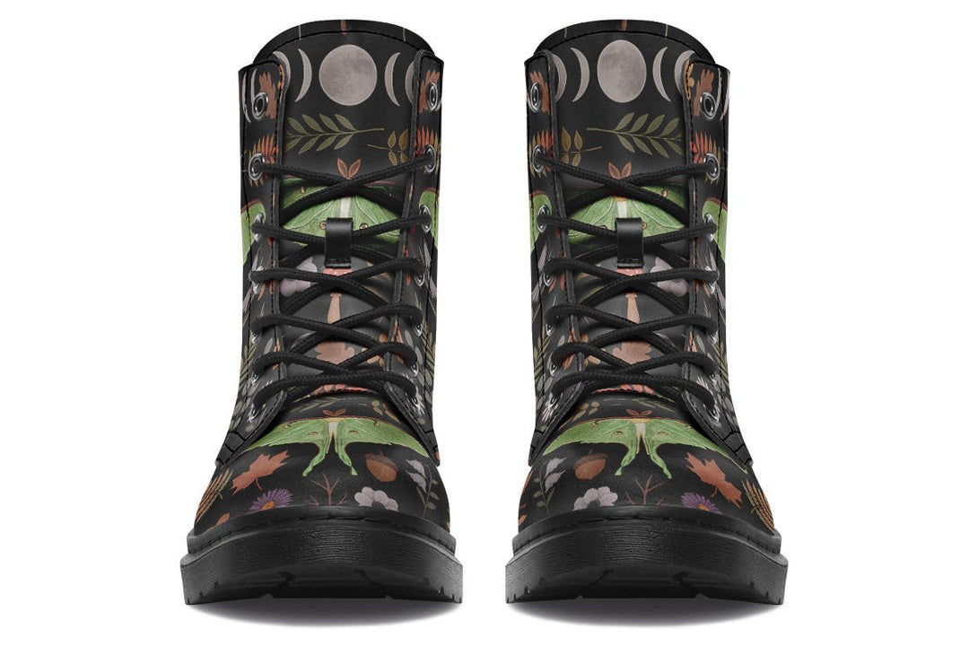 Luna Moth Boots - The Pagan Grimoire