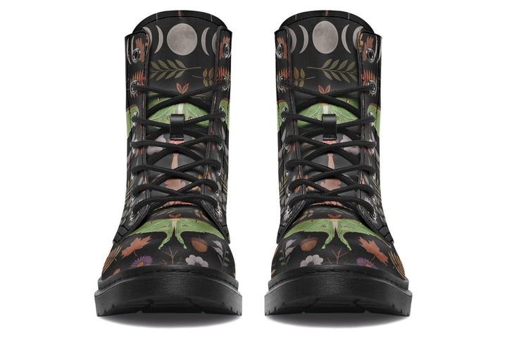 Luna Moth Boots - The Pagan Grimoire