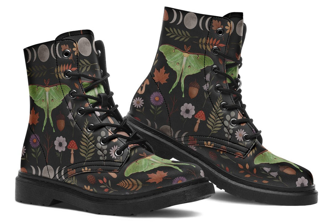 Luna Moth Boots - The Pagan Grimoire