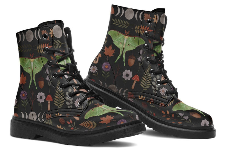 Luna Moth Boots - The Pagan Grimoire