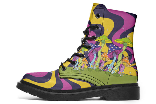 Psychedelic Magic Mushrooms Boots