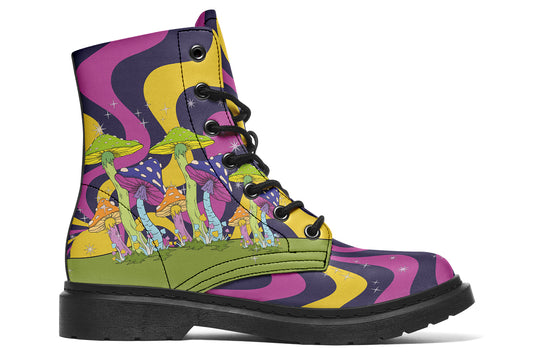 Psychedelic Magic Mushrooms Boots