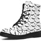 Black and White Bat Boots