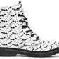 Black and White Bat Boots